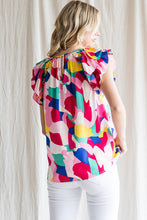 Load image into Gallery viewer, Mae Multicolor Abstract Blouse
