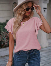 Load image into Gallery viewer, Presley Pink Ruffle Blouse
