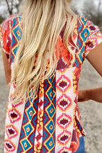 Load image into Gallery viewer, Arie Aztec Floral Geometric Top
