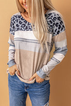 Load image into Gallery viewer, Alice Apricot Leopard Top
