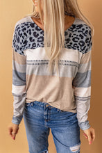 Load image into Gallery viewer, Alice Apricot Leopard Top
