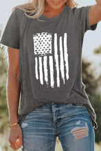 Load image into Gallery viewer, Abby American Flag Print Tee
