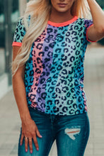 Load image into Gallery viewer, Mackenzie Multi-Color Leopard Tee
