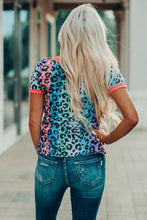 Load image into Gallery viewer, Mackenzie Multi-Color Leopard Tee
