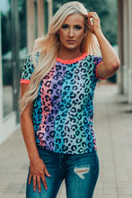 Load image into Gallery viewer, Mackenzie Multi-Color Leopard Tee
