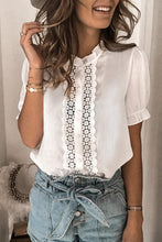 Load image into Gallery viewer, Waverly White Lace Crochet Top
