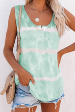 Load image into Gallery viewer, Gigi Green Tie-dye Tank Top
