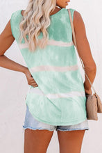 Load image into Gallery viewer, Gigi Green Tie-dye Tank Top
