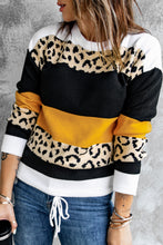 Load image into Gallery viewer, Yuri Yellow-Leopard Knit Sweater
