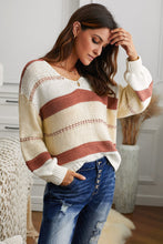 Load image into Gallery viewer, Kyrie Knitted Lantern Sleeve Sweater
