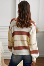 Load image into Gallery viewer, Kyrie Knitted Lantern Sleeve Sweater
