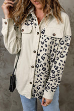 Load image into Gallery viewer, Lauren Leopard Print Corduroy Shacket
