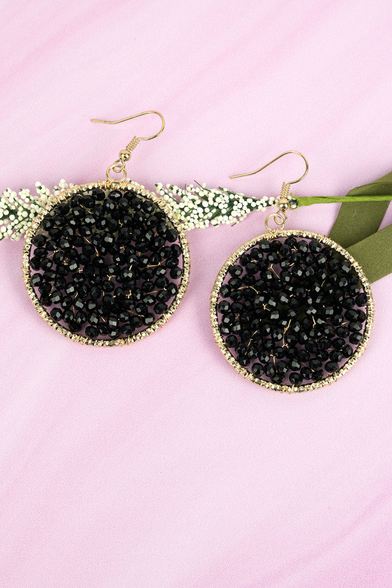 Black Melody Earrings no