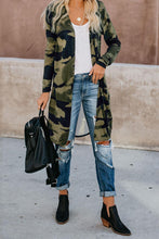 Load image into Gallery viewer, Camille Camo Print Long Cardigan
