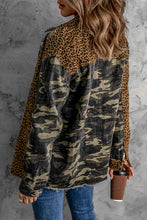 Load image into Gallery viewer, Leila Leopard Camouflage Patchwork Jacket
