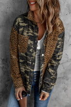 Load image into Gallery viewer, Leila Leopard Camouflage Patchwork Jacket
