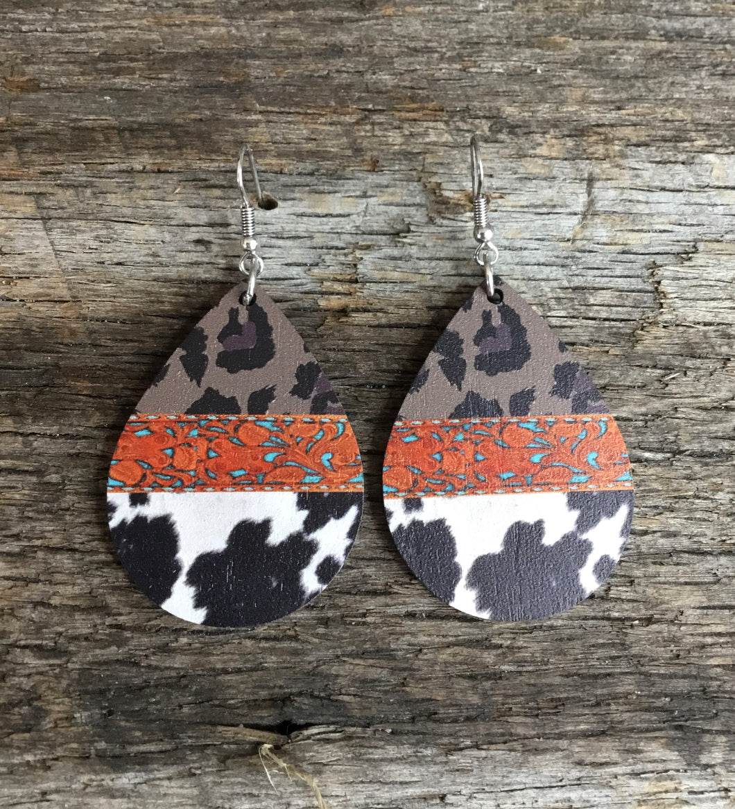 Ranch Wooden Earrings