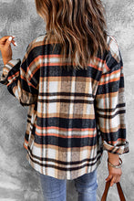 Load image into Gallery viewer, Greta Geometric Plaid Shacket
