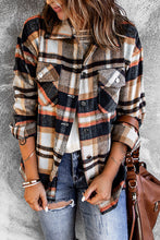 Load image into Gallery viewer, Greta Geometric Plaid Shacket
