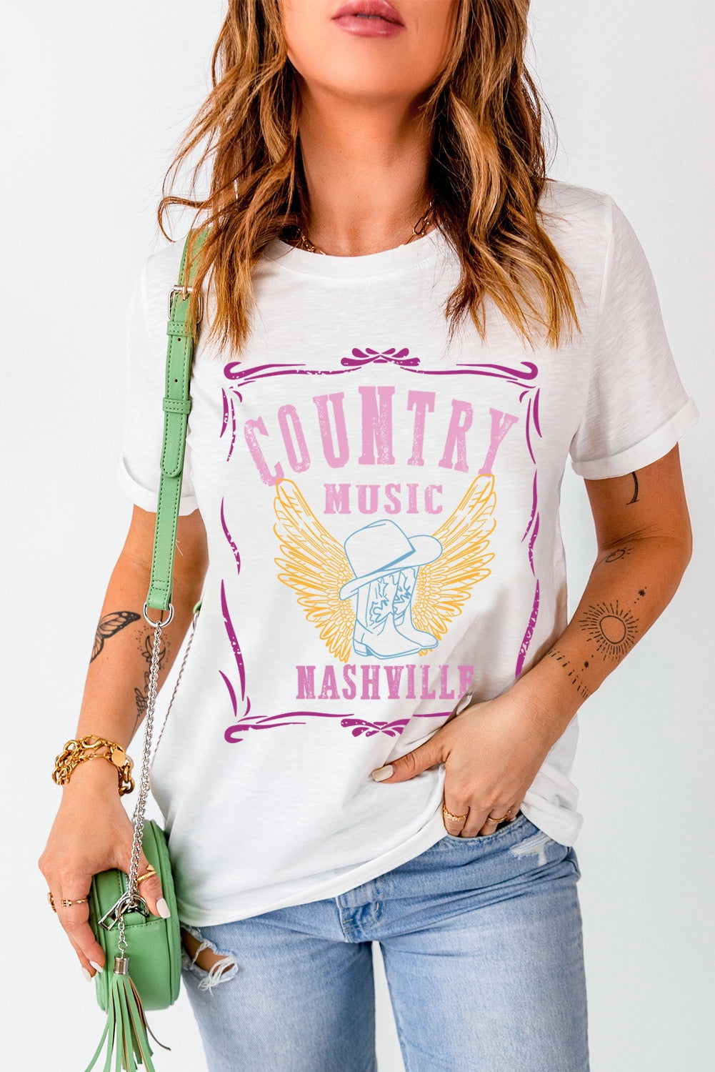 Cecilia Country Music Tee