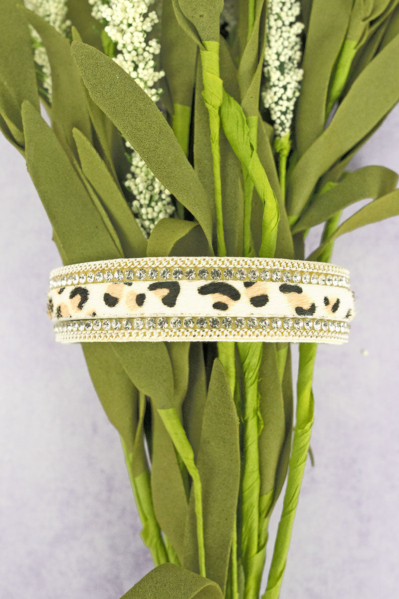 Animal Print Magnetic Bracelet