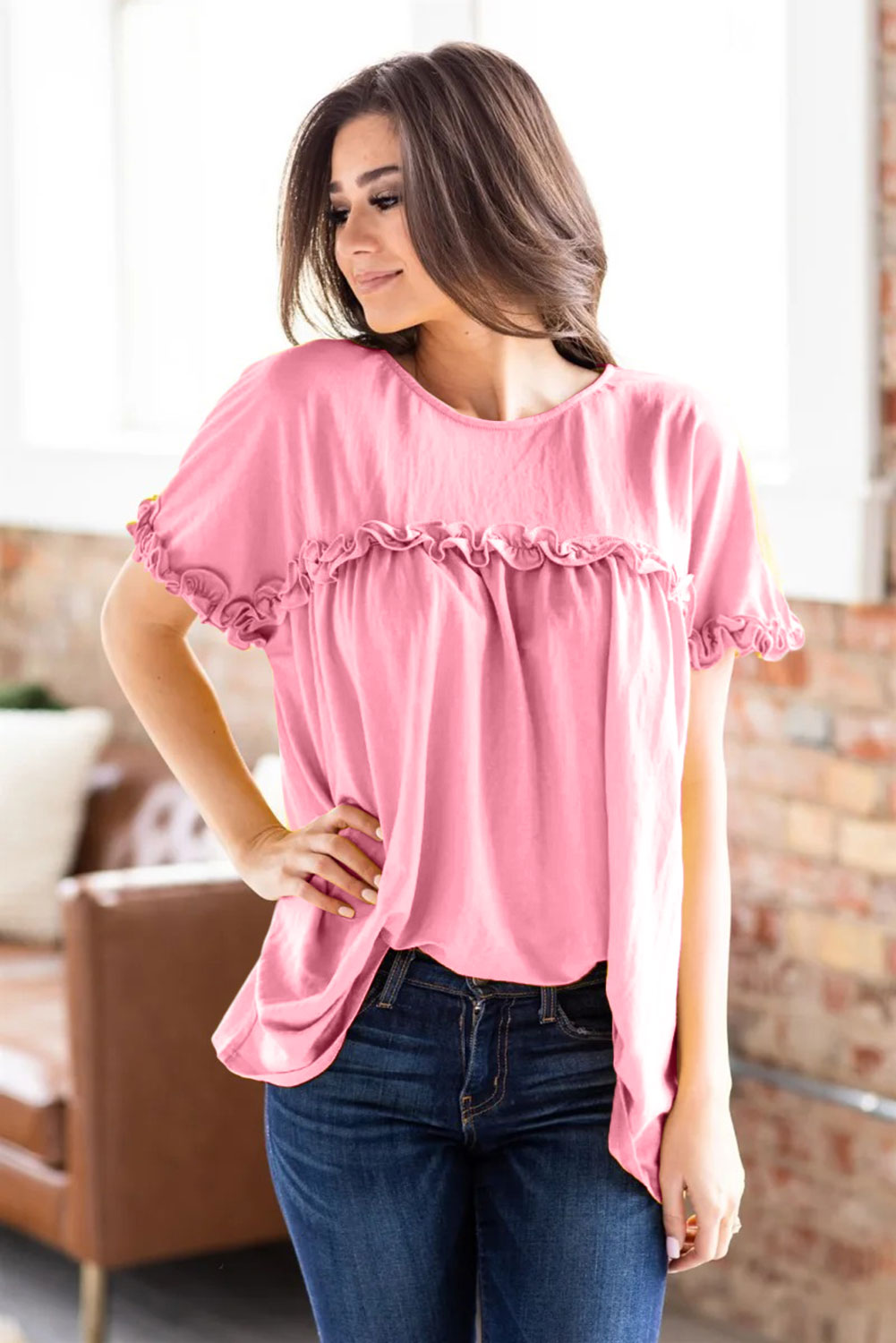 Riley Ruffled Top