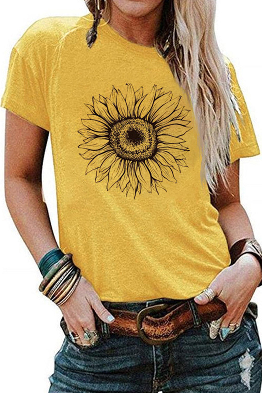 Skylar Sunflower Tee